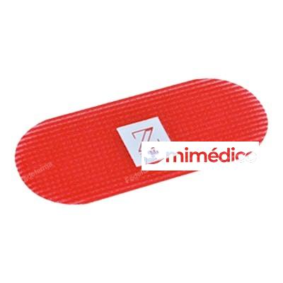 SEPARADOR DE PELO HOOKS ALMOHADILLA CON GANCHOS NYLON ROJA ZZMEN
