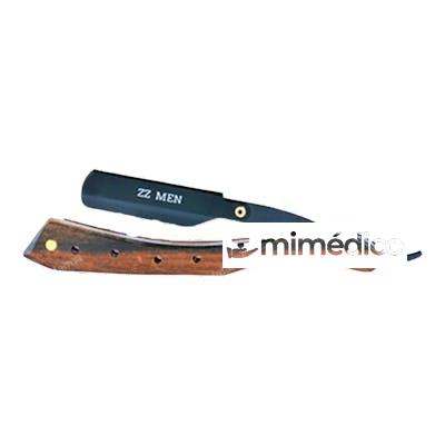 ZZ NAVAJA AFEITADO MANGO MADERA MARRON ZZMEN
