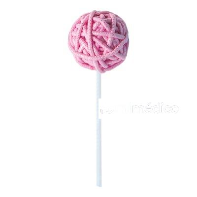 PIRULETA LOLLIPOP ROUND COLOR PINK SILVER BIFULL