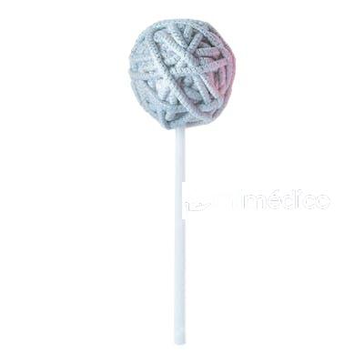 PIRULETA LOLLIPOP ROUND COLOR GRAY SILVER BIFULL
