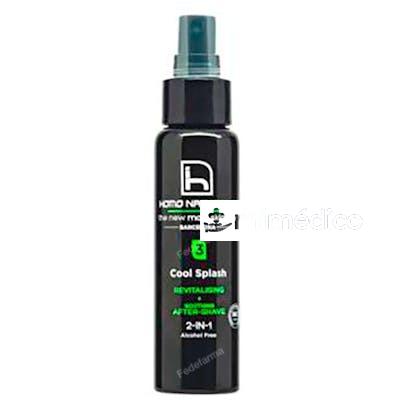 3  COOL SPLASH REVITALIZANTE + AFTER-SHAVE  2 EN 1 SPRAY 70 HOMO NATURALS