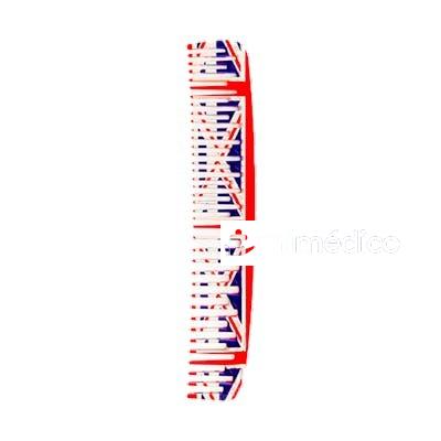 ZZ PEINE DOBLE PUA RECTA UNION JACK LINE Nº4 ZZMEN