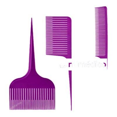 KIT PEINES LILAS ESPECIAL MECHAS 3U BIFULL