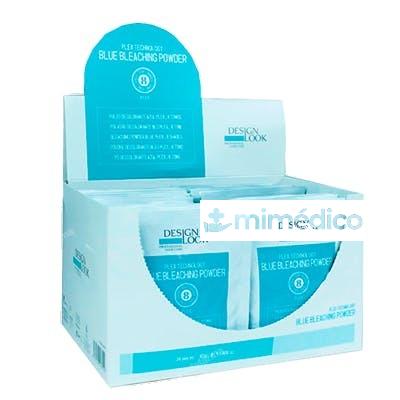 POLVO DECOLORANTE AZUL PLEX 8 TONOS CAJA 24 UDS DESING LOOK
