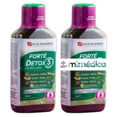 DETOX 5 ORGANOS 2 X 500 ML FORTE PHARMA