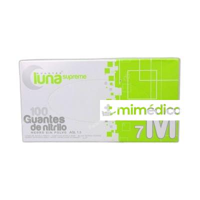 LUNA GUANTES NITRILO NEGRO SIN POLVO 100 UDS M OMARE