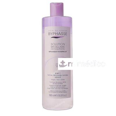 SOLUCION MICELAR DESMAQUILLANTE BIFASICA WATERPROOF 500 ML N BYPHASSE