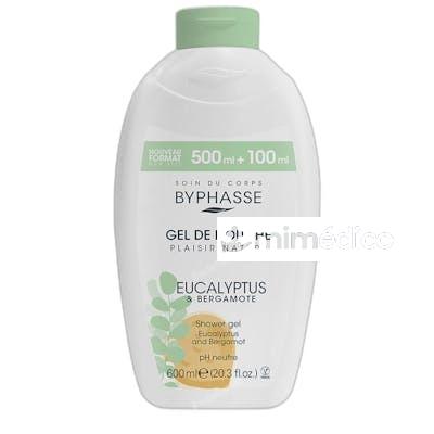 PLAISIR NATURE GEL DE DUCHA EUCALIPTO Y BERGAMOTA 600 ML NA BYPHASSE