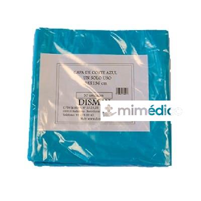 CAPA DE CORTE AZUL UN SOLO USO 50 UNIDADES 98X136CM BIFULL
