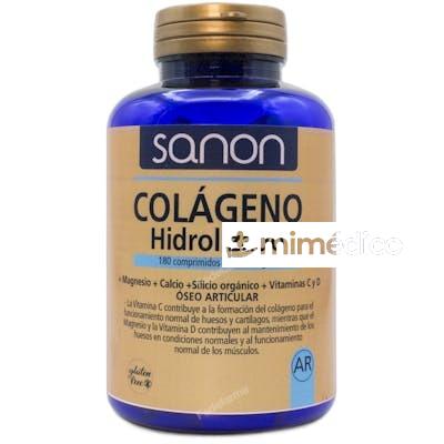 COLAGENO HIDROLIZADO MARINO 814 MG 180 COMP 187 GR SANON