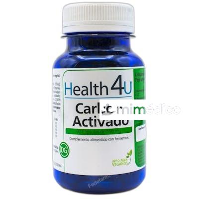 CARBON ACTIVADO 90 CAPSULAS DE 550 MG 76 GR HEALTH 4U