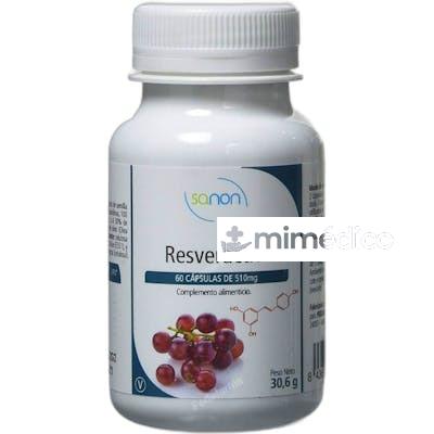 RESVERACTIV 510 MG 60 CAPSULAS 61 GR SANON