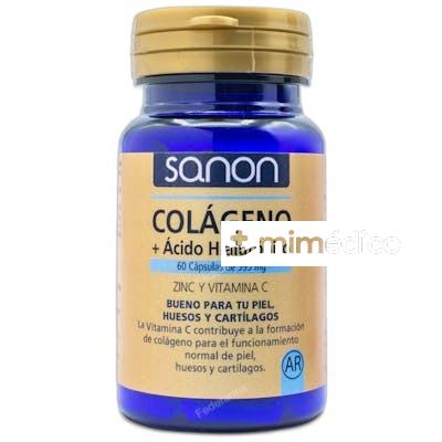 COLAGENO ACIDO HIALURONICO 595 MG 60 CAPSULAS 74 GR SANON