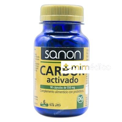 CARBOACTIVE 550 MG 90 CAPSULAS 72 GR SANON