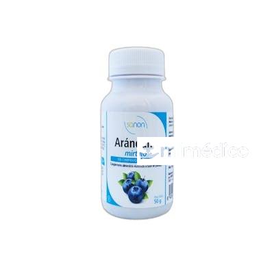 ARANDANO MIRTILLO 500 MG 100 COMPRIMIDOS 86 GR SANON
