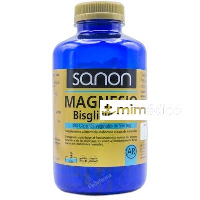 MAGNESIO BISIN GLUTENLICINATO 550 MG 300 UNIDADES SANON