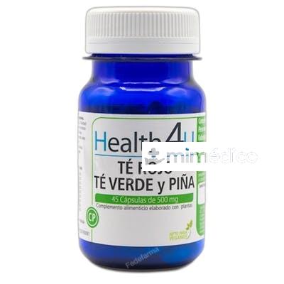 TE ROJO TE VERDE Y PINA 45 CAPSULAS DE 500 MG 50 GR HEALTH 4U