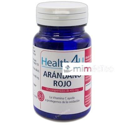ARANDANO ROJO 60 CAPSULAS DE 650 MG 68 GR HEALTH 4U