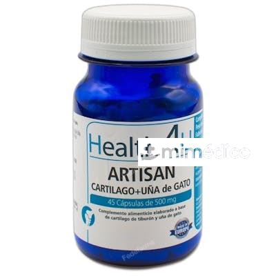 ARTISAN CARTILAGO UNA DE GATO 45 CAPSULAS DE 500 MG 35 GR HEALTH 4U