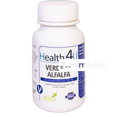 VERDE DE ALFALFA 60 COMPRIMIDOS DE 700 MG 72 GR HEALTH 4U
