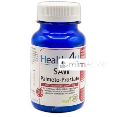 SAW PALMETO PROSTATE 60 COMPRIMIDOS 600 MG 66 GR HEALTH 4U