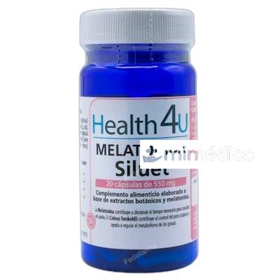 MELATONINA SILUET 550 MG 20 CAPSULAS NA HEALTH 4U