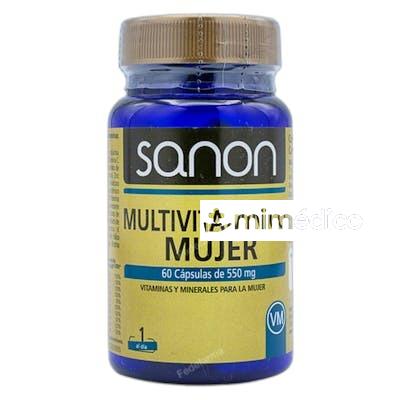 MULTIVITAMINICO MUJER 550 MG 60 CAPSULAS NA SANON
