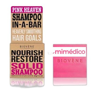 CHAMPU SOLIDO NOURISH RESTORE PINK HEAVEN 40 GR NA BIOVENE