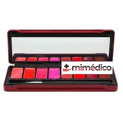 PALETA DE BRILLOS LABIALES ESSENTIAL COLLECTION PURE 8 TONOS IDC INSTITUTE