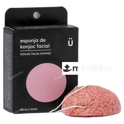 KONJAC ESPONJA FACIAL ARCILLA ROSA NA NATURBRUSH