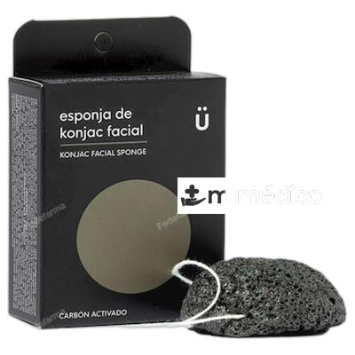 KONJAC ESPONJA FACIAL CARBON ACTIVADO NA NATURBRUSH