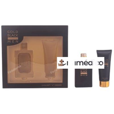 GOLD BLACK MEN EAU DE TOILETTE 100ML VAPORIZADOR AFTER SHAV VDESIGN