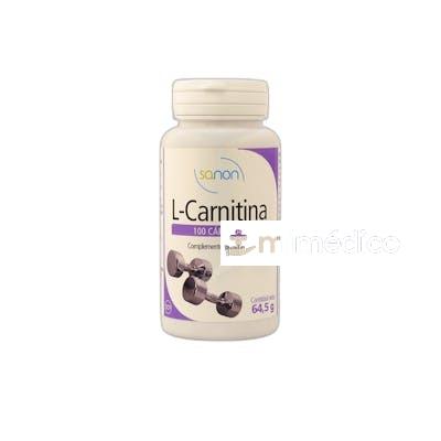 LCARNITINA 645 MG 100 CAPSULAS 93 GR SANON