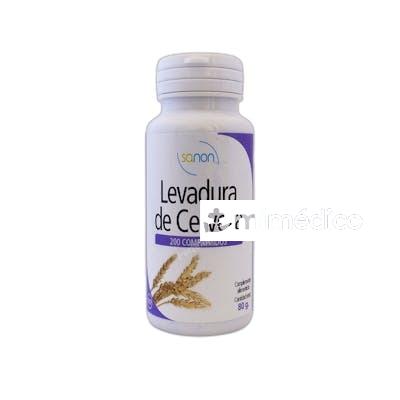 LEVADURA DE CERVEZA 400 MG 200 COMP 105 GR SANON