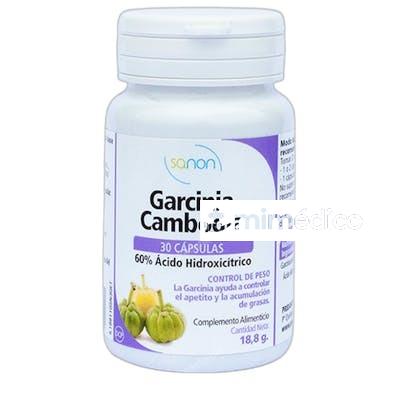 GARCINIA CAMBOGIA 30 CAPSULAS 625 MG 41 GR SANON