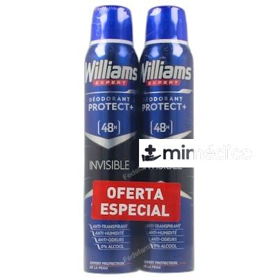 DESODORANTE INVISIBLE 48H 2 PIEZAS NA WILLIAMS