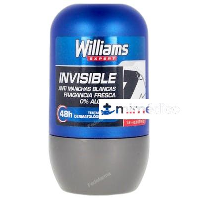 DESODORANTE ROLL ON INVISIBLE 75 ML NA WILLIAMS