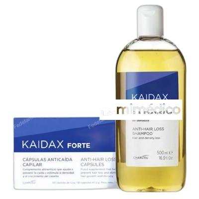 KAIDAX CHAMPU ANTICAIDA 500 ML FORTE CAPSULAS ANTICAIDA 60 TOPICREM