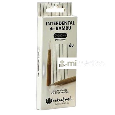 CEPILLO INTERDENTAL DE BAMBU 6 UNIDADES NA NATURBRUSH