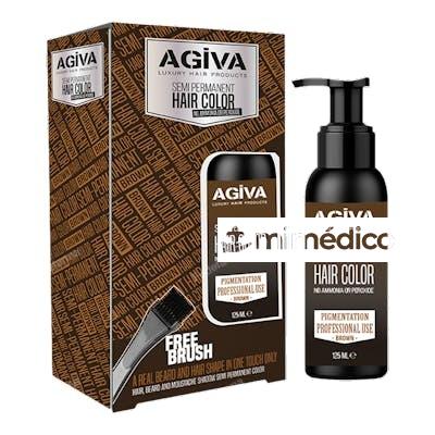 AGIVA SEMI PERMANENT HAIR COLOR BROWN 125ML AGIVA