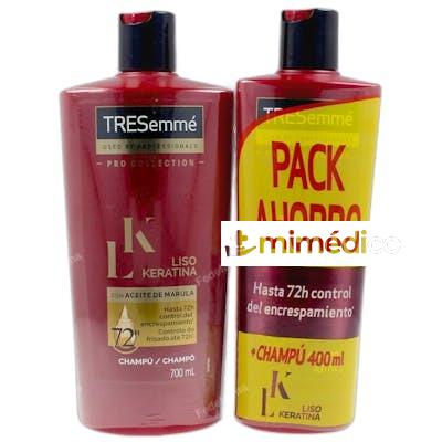 PACK LISO KERATINA 2 PIEZAS NA TRESEMME