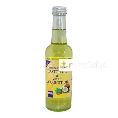 YARI 100% CASTOR OIL AND VIRGIN COCONUT OIL 250ML YARI