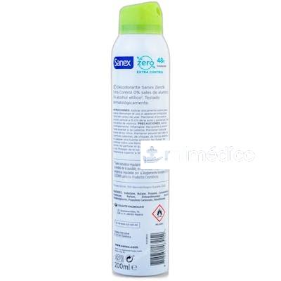 ZERO DESODORANTE EXTRA CONTROL SPRAY 200 ML NA SANEX