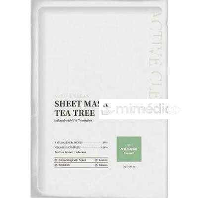 ACTIVE CLEAN SHEET MASCARILLA TEA TREE 23 GR NA VILLAGE 11 FACTORY