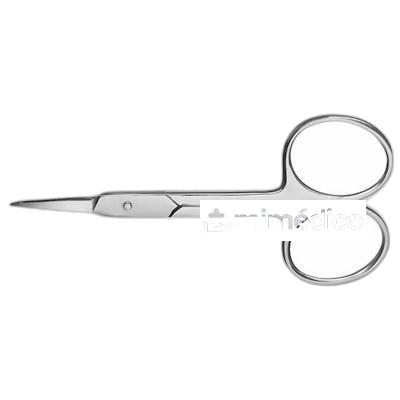 TESOURA MANICURA DE PELES CURVADA PNTA FINA POLLIE 03419 NA POLLIE