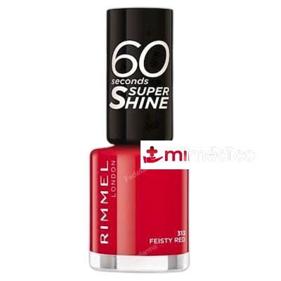 60 SECONDS SUPER SHINE 313FEISTY 8 ML NA RIMMEL LONDON