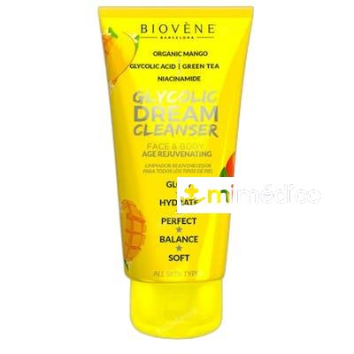 GLYCOLIC DREAM CLEANSER FACE BODY AGE REJUVENATING BIOVENE BIOVENE