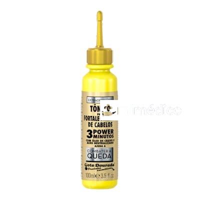TONICO FORTALECIMENTO EXTRAORDINARIO C/ ALHO 100ML GOTA DOURADA