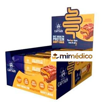 BARRITA PROTEICA CARAMELO-CHOCO CRISPIES 20 UDS GUTSY CAPTAIN