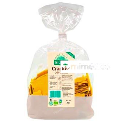 CRACKISS ESPELTA CURCUMA PIMIENTA 250  GR BIO VEGAN BIOGRA